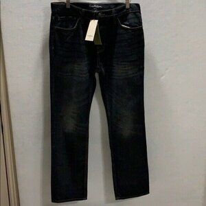 Dark Wash Straight Leg Jeans